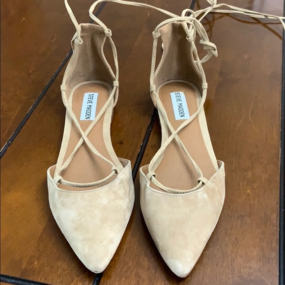 Steve Madden lace up flats, size 8 - Picture 3 of 8
